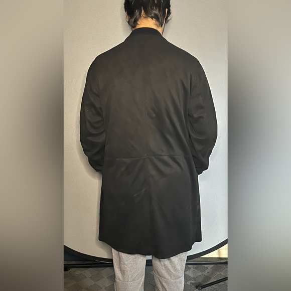 Zara Black coat faux suede - Picture 4 of 6